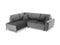 Micadoni Velvet Left Corner Sofa With Bed Function And Box