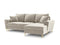 Micadoni Velvet Right Corner Sofa With Bed Function And Box