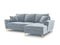 Micadoni Velvet Right Corner Sofa With Bed Function And Box