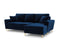 Micadoni Velvet Right Corner Sofa With Bed Function And Box