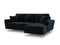 Micadoni Velvet Right Corner Sofa With Bed Function And Box
