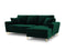 Micadoni Velvet Right Corner Sofa With Bed Function And Box
