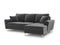 Micadoni Velvet Right Corner Sofa With Bed Function And Box