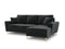 Micadoni Velvet Right Corner Sofa With Bed Function And Box