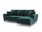 Micadoni Velvet Right Corner Sofa With Bed Function And Box