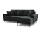 Micadoni Velvet Right Corner Sofa With Bed Function And Box