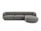 Micadoni Velvet Right Corner Sofa