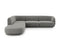 Micadoni Velvet Left Corner Sofa