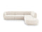 Micadoni Velvet Right Corner Sofa
