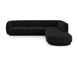 Micadoni Velvet Right Corner Sofa "Miley" 6 Seats