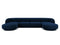 Micadoni Velvet Panoramic Sofa