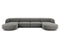 Micadoni Velvet Panoramic Sofa