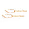 Melli Mello Earring Gold colored coating