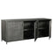 Roxxz Design Metal Sideboard - Rough Industrial - 3 doors - 180x40x70 cm