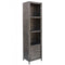 Roxxz Design Metal cabinet - 1 door with glass - Rough Industrial - 50x40x200 cm