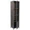 Roxxz Design Metal cabinet - 1 door with glass - Rough Industrial - 50x40x200 cm
