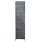 Roxxz Design Metal cabinet - 1 door with glass - Rough Industrial - 50x40x200 cm