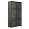 Roxxz Design Metal cabinet - 2 doors - Rough Industrial - 100x40x200 cm