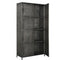 Roxxz Design Metal cabinet - 2 doors - Rough Industrial - 100x40x200 cm