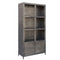 Roxxz Design Metal cabinet - 2 doors with glass - Rough Industrial - 100x40x200 cm