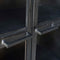 Roxxz Design Metal cabinet - 2 doors with glass - Rough Industrial - 80x40x120 cm