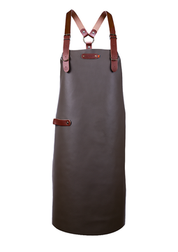 Xapron Bovine Leather long apron / shoulderstraps - 74