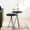 Roxxz Design High Side Table Lava - Set of 2 - Black Round