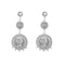 Melli Mello Triple coin Earring Silver colored coating