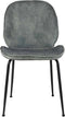 Liviza Velvet Chair Vistar - grey