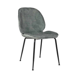 Liviza Velvet Chair Vistar - grey