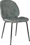 Liviza Velvet Chair Vistar - grey