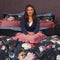 Melli Mello Velvet Ruffle Throw Pillow Large Pink