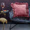Melli Mello Velvet Ruffle Throw Pillow Large Pink
