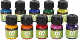 A-Color Glass, 10x30 ml, diverse kleuren