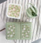 A Little Lovely Company Back to school set - Drinkfles/4 Snackdozen/Lunchbox - Bloesems saliegroen