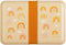 A Little Lovely Company Back to school set - Drinkfles RVS/4 Snackdozen/Lunchbox - Regenboog