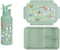A Little Lovely Company Back to school set - Drinkfles XL RVS/Bentobox - Joy