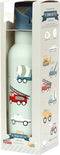 A Little Lovely Company Back to school set - Drinkfles XL RVS/Bentobox - Voertuigen