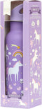 A Little Lovely Company Back to school set - Drinkfles XL RVS/Bentobox - Unicorn Dreams