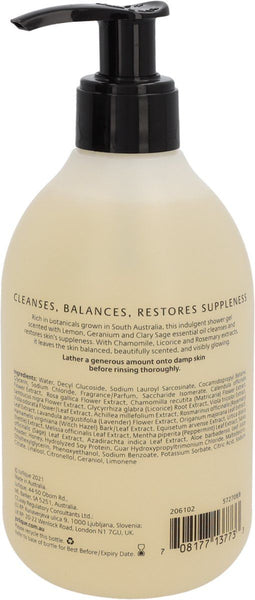 Jurlique Restoring Lemon, Geranium & Clary Sage Shower Gel