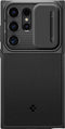 Spigen Optik Armor (Galaxy S24 Ultra) - Hybride bescherming - Snap Lens Protection - Zwart