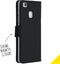 Accezz Hoesje Geschikt voor Huawei P9 Lite Hoesje Met Pasjeshouder - Accezz Wallet Softcase Bookcase - Zwart