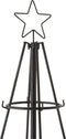 J-Line decoratie Kerstboom 8 Niveaus - metaal - zwart - 188 cm