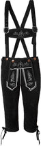 dressforfun Lederhose Tegernsee - Verkleedkleding - Zwart - S