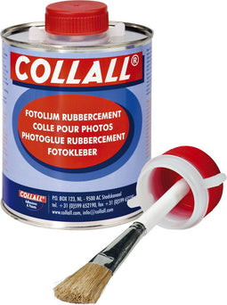 Rubbercement collall 1000ml + kwast | 6 stuks