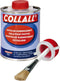 Rubbercement collall 1000ml + kwast | 6 stuks