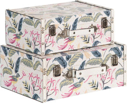 Kofferset 34,5 x 24,5 x 14 cm Canvas DMF (2 Onderdelen)