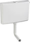 Wisa 550 - Laaghangend reservoir - 106mm diep - Wit