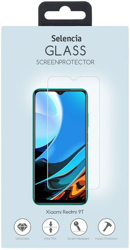 Selencia - Xiaomi Redmi 9T - Gehard Glas Screenprotector - 9H