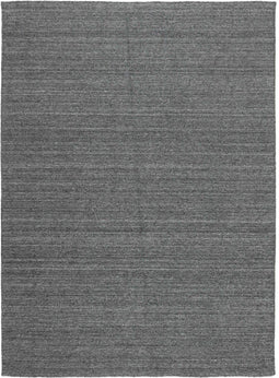 Nouveau Plain Dark Grey Vloerkleed - 200x300 - Rechthoek - Laagpolig Tapijt - Industrieel - Antraciet, Grijs